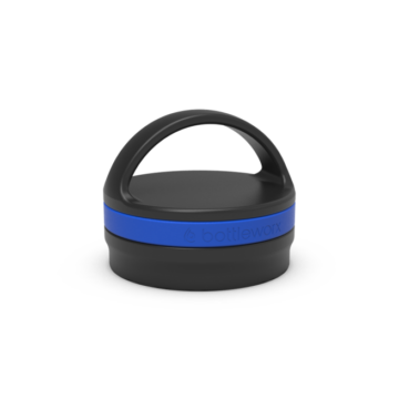 Bottleworx insulated Loop Lid with durable handle, default lid for insulated bottles, keeps drinks hot or cold, great for travel