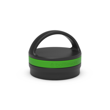 Bottleworx insulated Loop Lid with durable handle, default lid for insulated bottles, keeps drinks hot or cold, great for travel