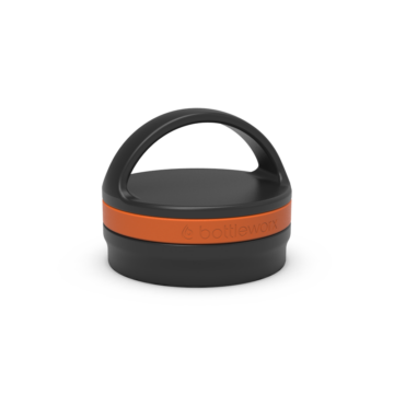 Bottleworx insulated Loop Lid with durable handle, default lid for insulated bottles, keeps drinks hot or cold, great for travel