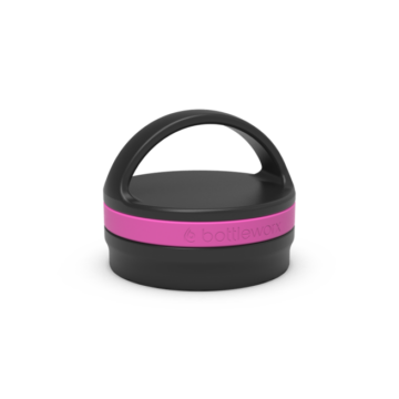Bottleworx insulated Loop Lid with durable handle, default lid for insulated bottles, keeps drinks hot or cold, great for travel