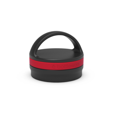 Bottleworx insulated Loop Lid with durable handle, default lid for insulated bottles, keeps drinks hot or cold, great for travel