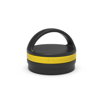 Bottleworx insulated Loop Lid with durable handle, default lid for insulated bottles, keeps drinks hot or cold, great for travel