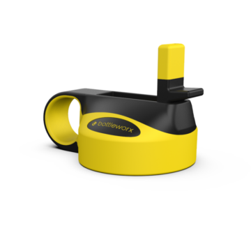 Bottleworx Yellow Straw Lid