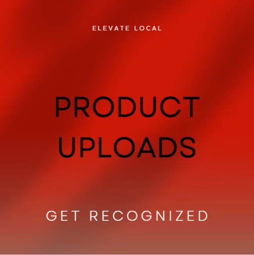 Elevate Local service banner promoting product upload support for vendors.